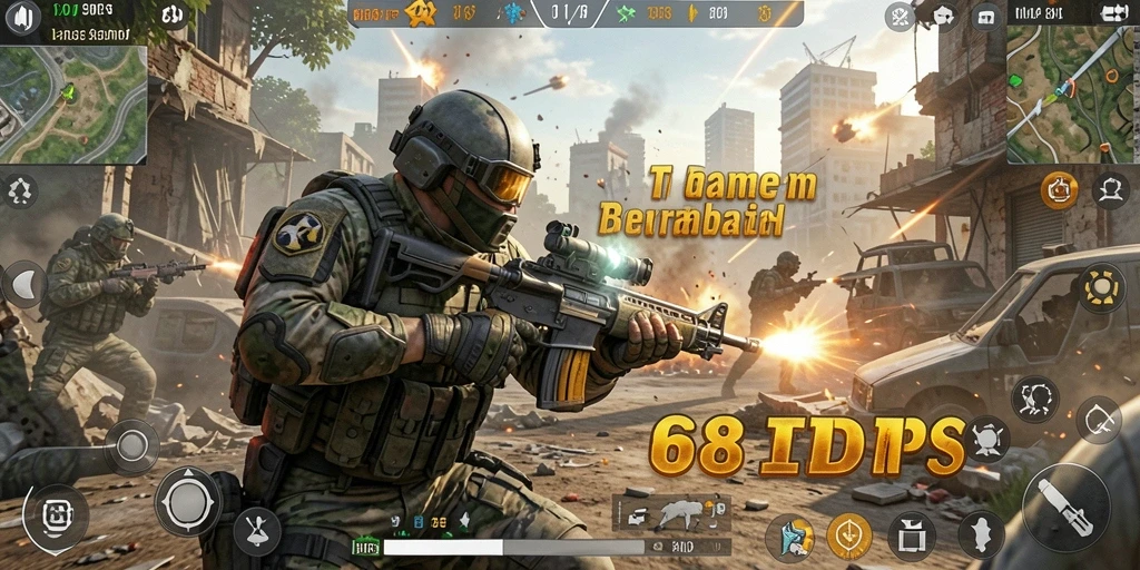 Gameplay seru dengan aksi tembak-menembak yang intens.
