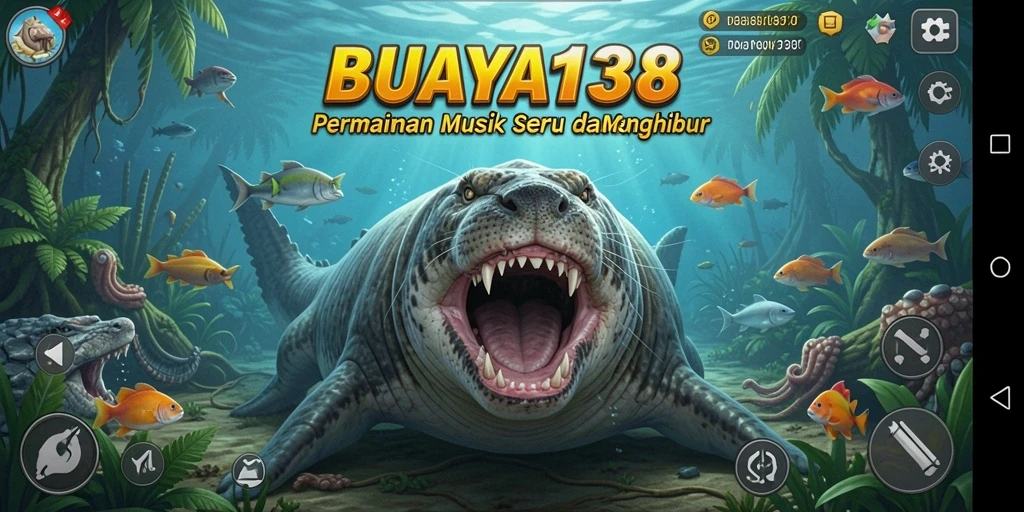 Tampilan gameplay BUAYA138 yang penuh warna dan menarik.