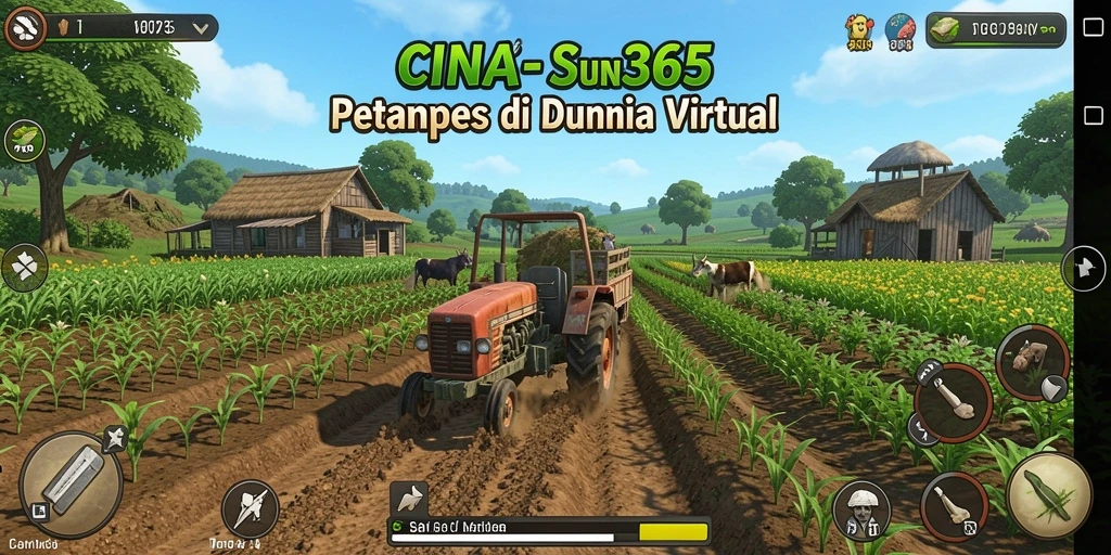 Menampilkan gameplay menantang dari CINA365 dengan pertanian yang menarik.