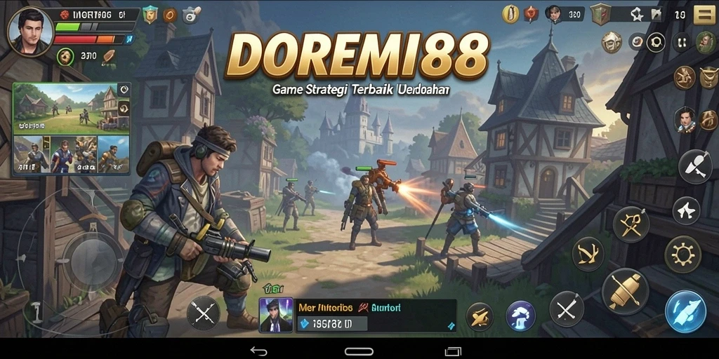 Tampilan screenshot menampilkan strategi seru dalam DOREMI88.