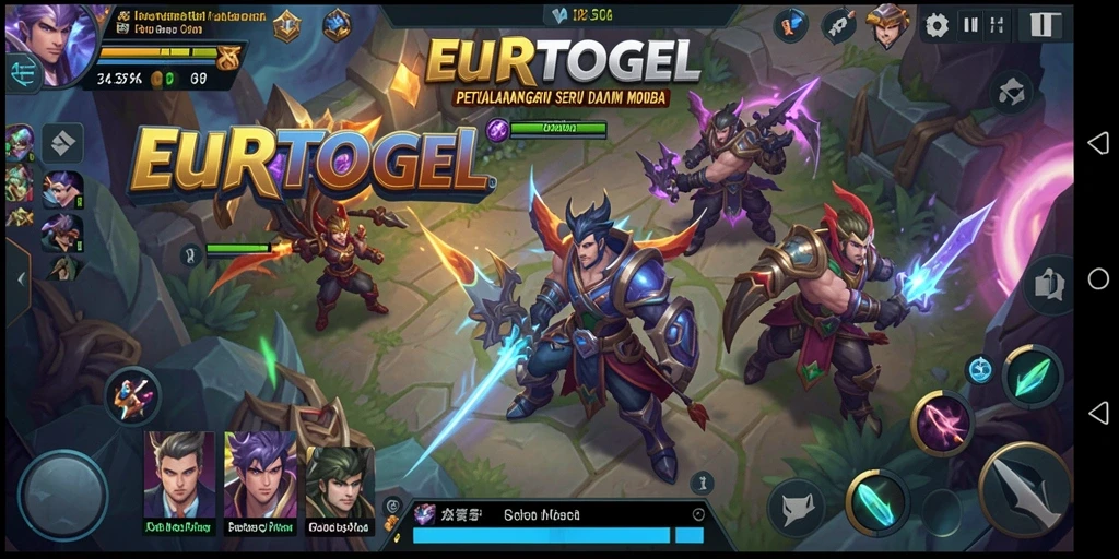 Gameplay MOBA yang intens dan seru di EUROTOGEL.