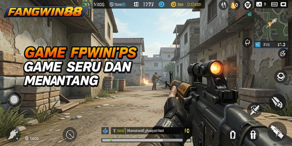 Screenshot menampilkan aksi gameplay mendebarkan di FANGWIN88.