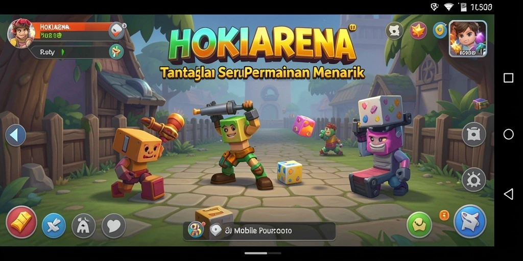 Tampilan gameplay HOKIARENA yang menarik dan menantang.