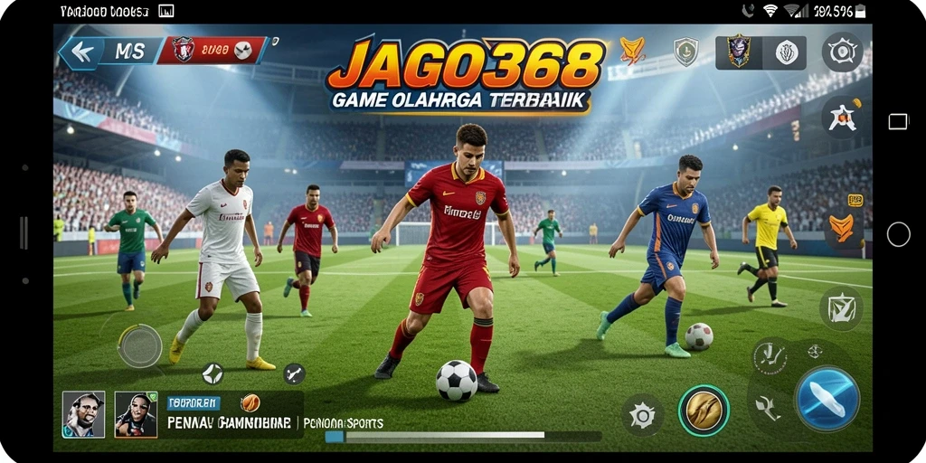 Tampilan gameplay <strong>JAGO368</strong> yang menegangkan dan realistis dalam pertandingan olahraga.