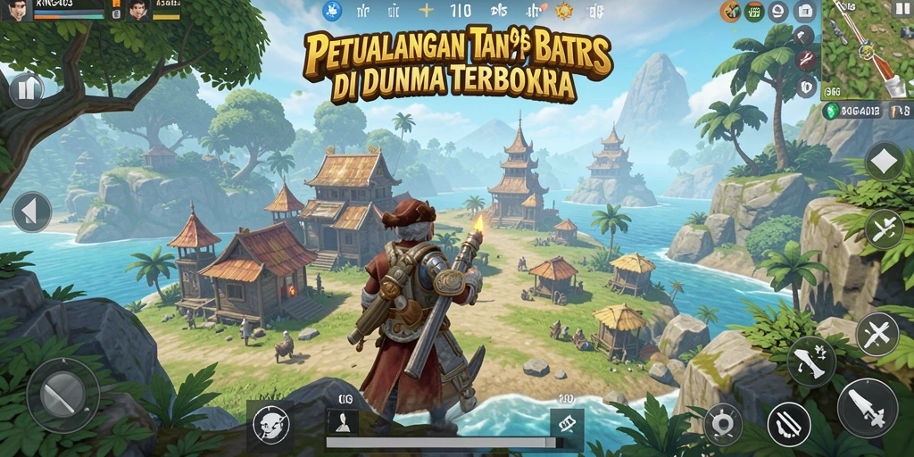 Tangkapan layar menunjukkan gameplay seru KING403 di dunia terbuka.