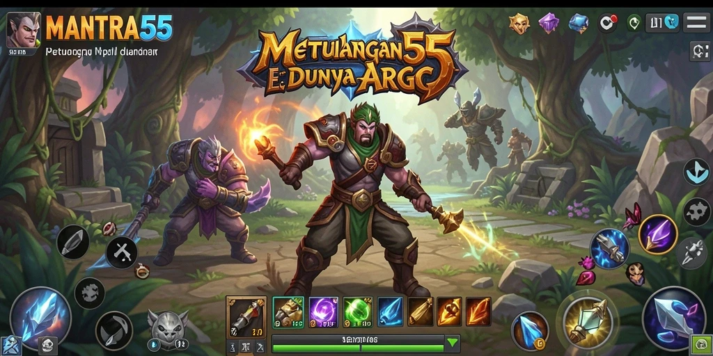 Menampilkan aksi mendebarkan dalam petualangan ARPG.