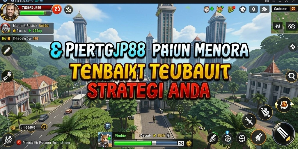 Tampilan gameplay menegangkan dalam pertandingan Tower Defense.