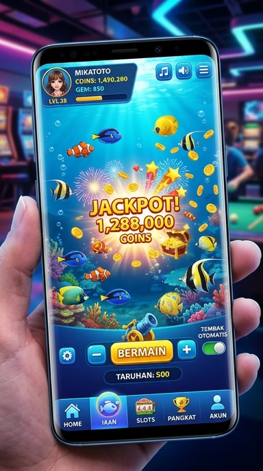 Tampilan antarmuka aplikasi mikatoto yang user-friendly.